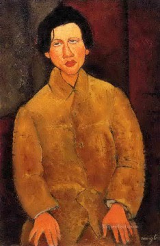 Jaim Sotine 1916 Amedeo Modigliani Pinturas al óleo
